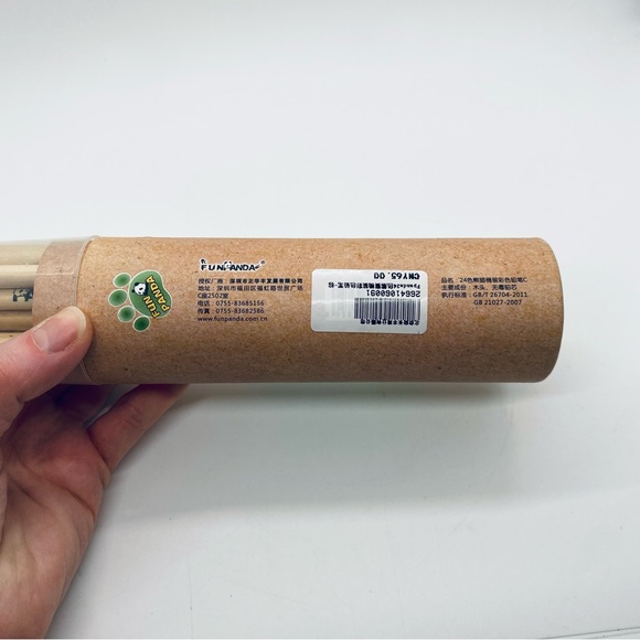 NWT I ❤️ Panda 🐼 Colored Pencils 24 Sharpened - Picture 5 of 6